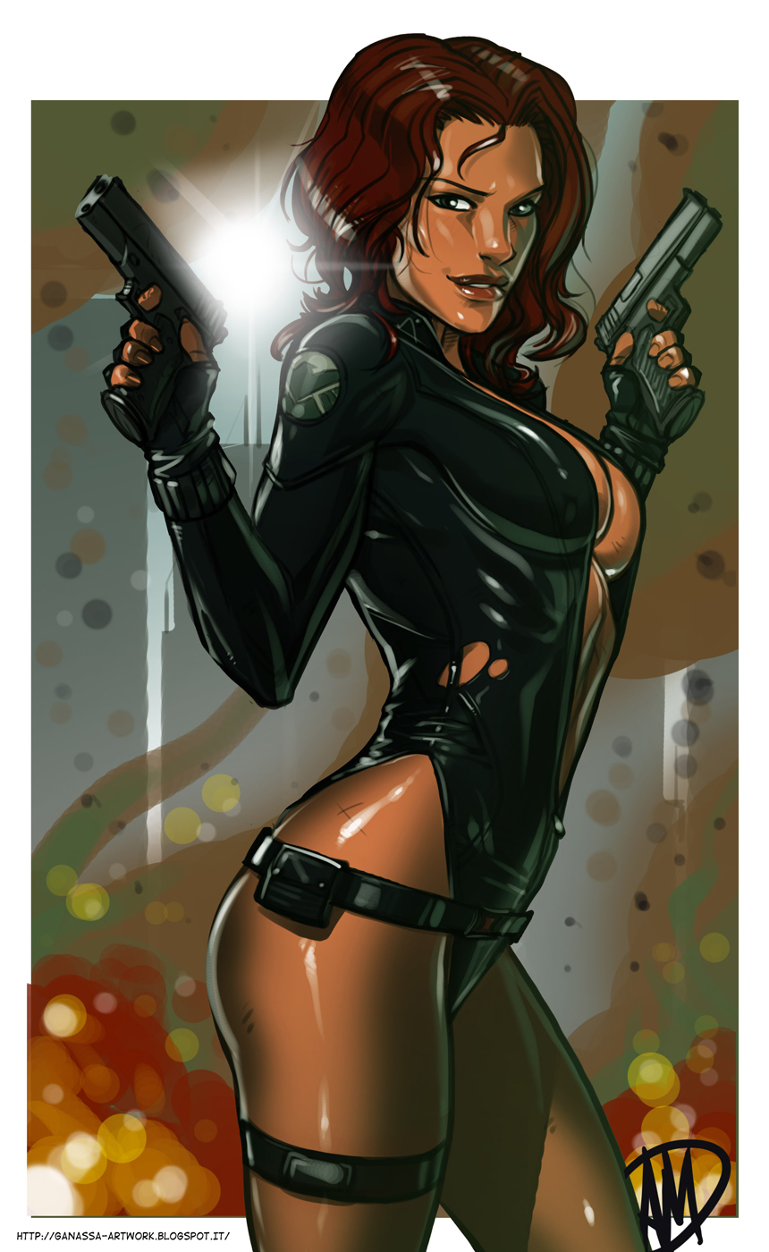 Rule34 - If it exists, there is porn of it / ganassa, black widow, natasha  romanoff / 2089943