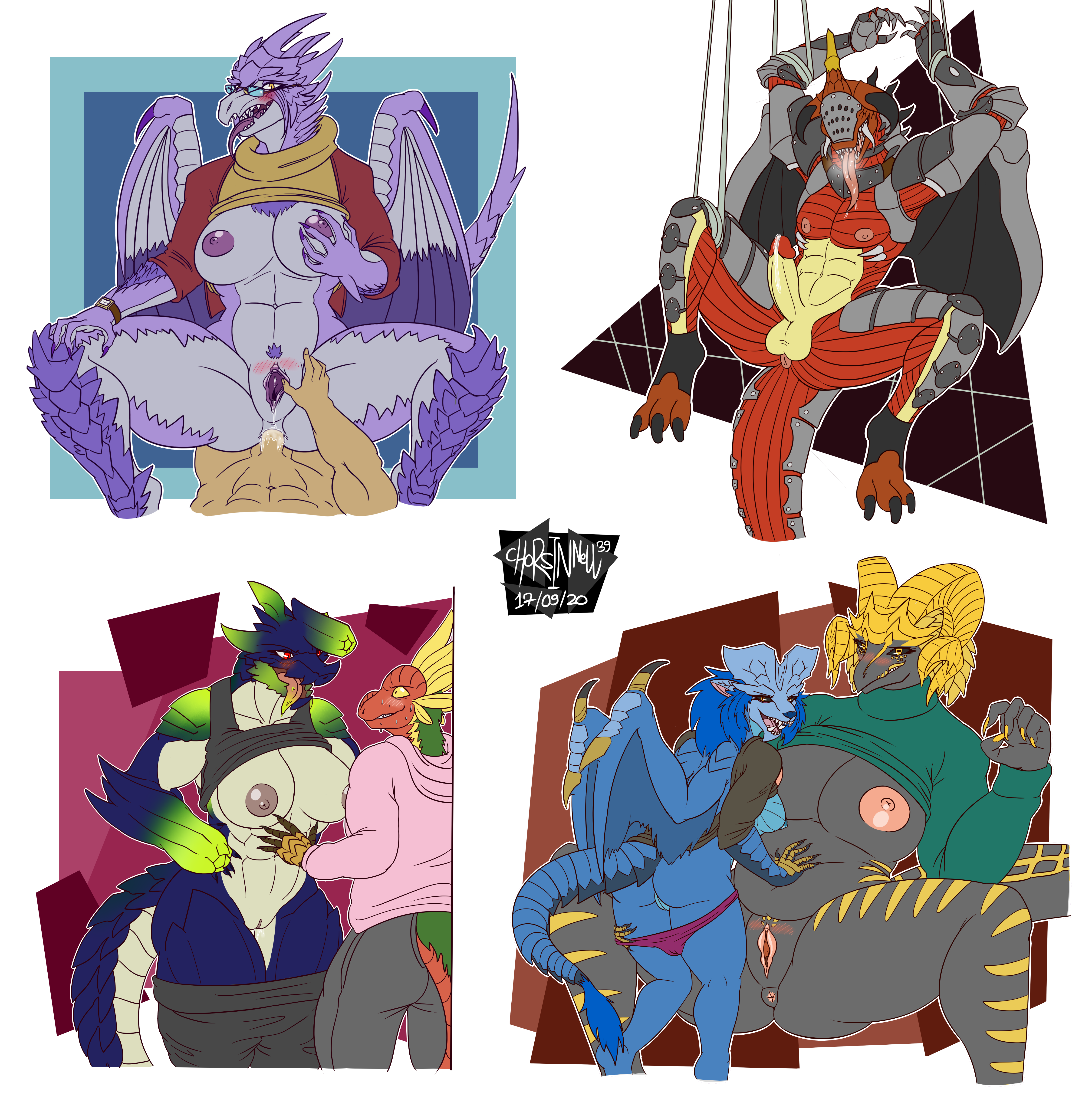 Rule34 - If it exists, there is porn of it  brachydios, kulve taroth,  lunastra, velkhana  4800846