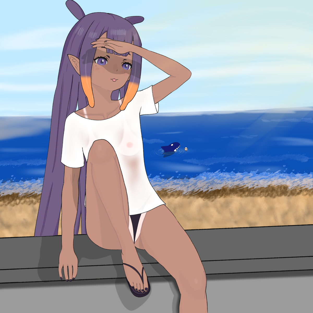 ...alternate color, dark-skinned female, dark skin, female, female focus, f...