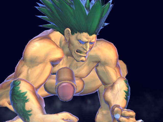 dcory, blanka, street fighter, 3d, tagme, brazilian, human, male, male only, solo, 