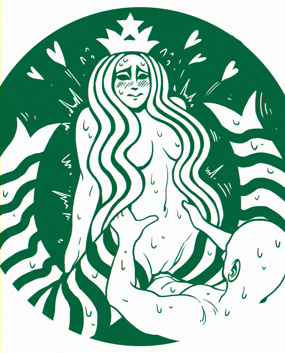 Starbucks logo rule 34