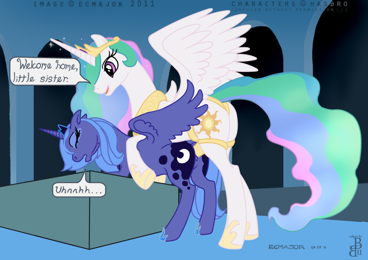 Rule34 - If it exists, there is porn of it / princess celestia, princess  luna (mlp) / 3188944