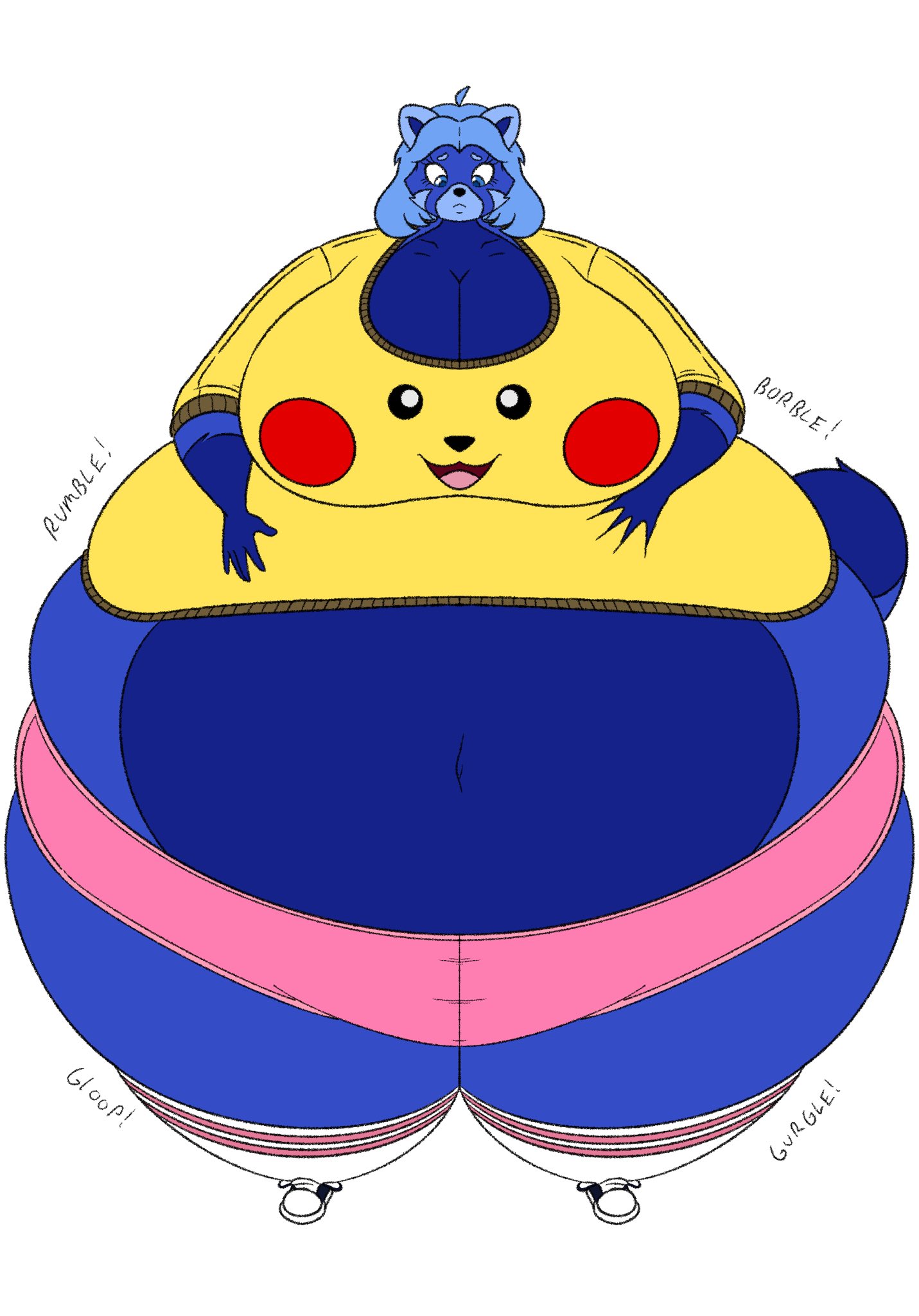 tagme, big ass, big breasts, blueberry inflation, breasts, bubble butt, fat, female, frisk lk, furry, huge ass, lj caffie, obese, thick thighs, wide hips, 