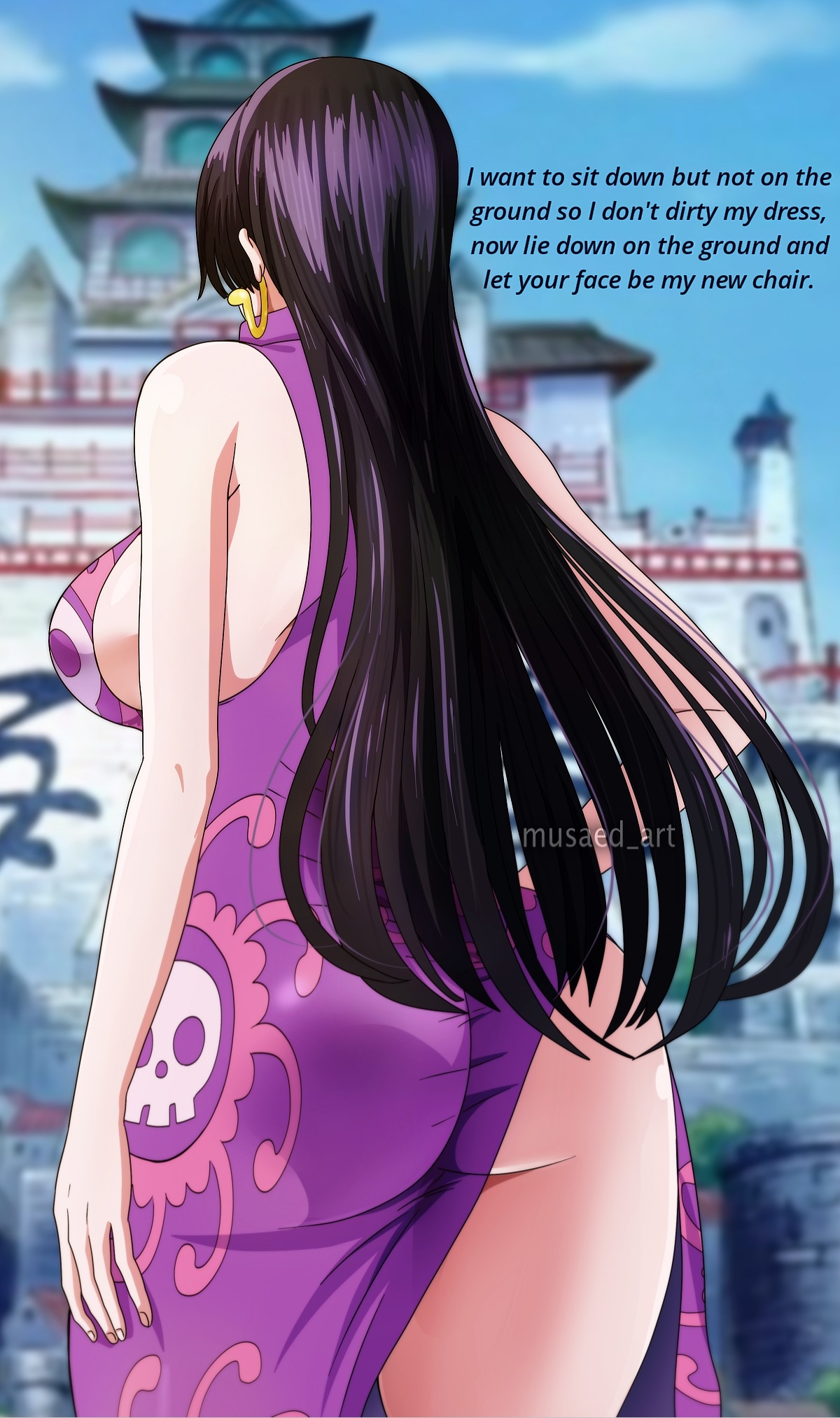 Boa hancock facesitting