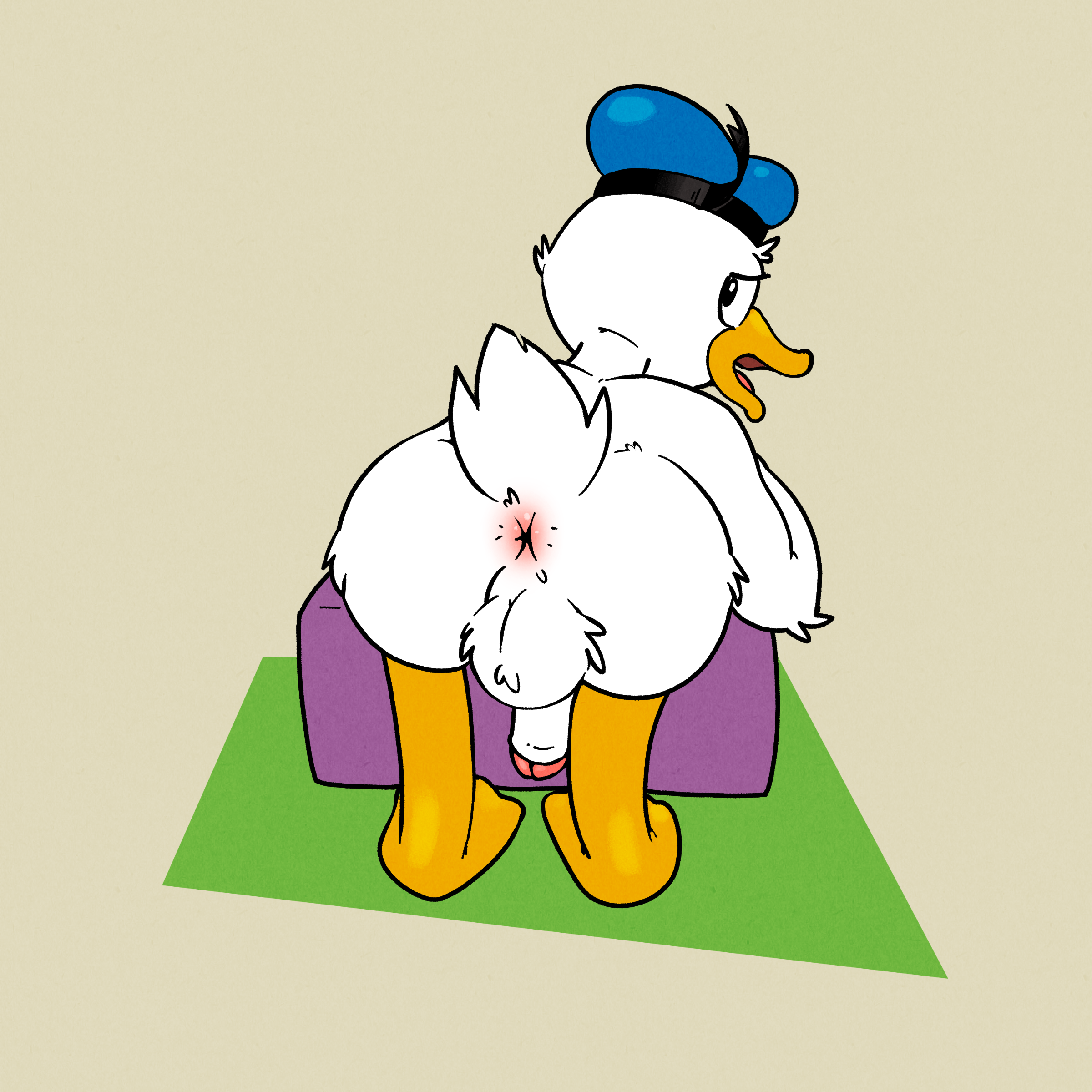 Donald duck getting a blowjob