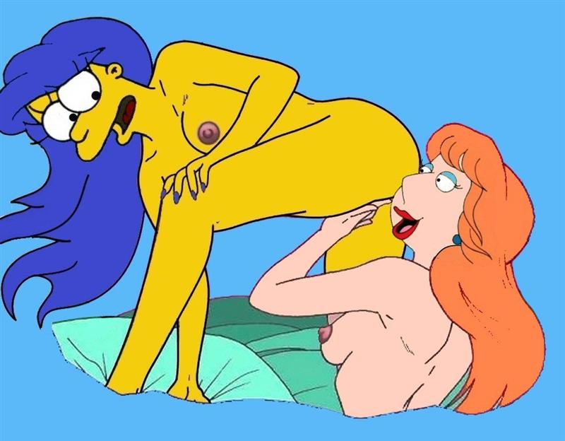 Lois Griffin And Marge Simpson Lesbian Porn