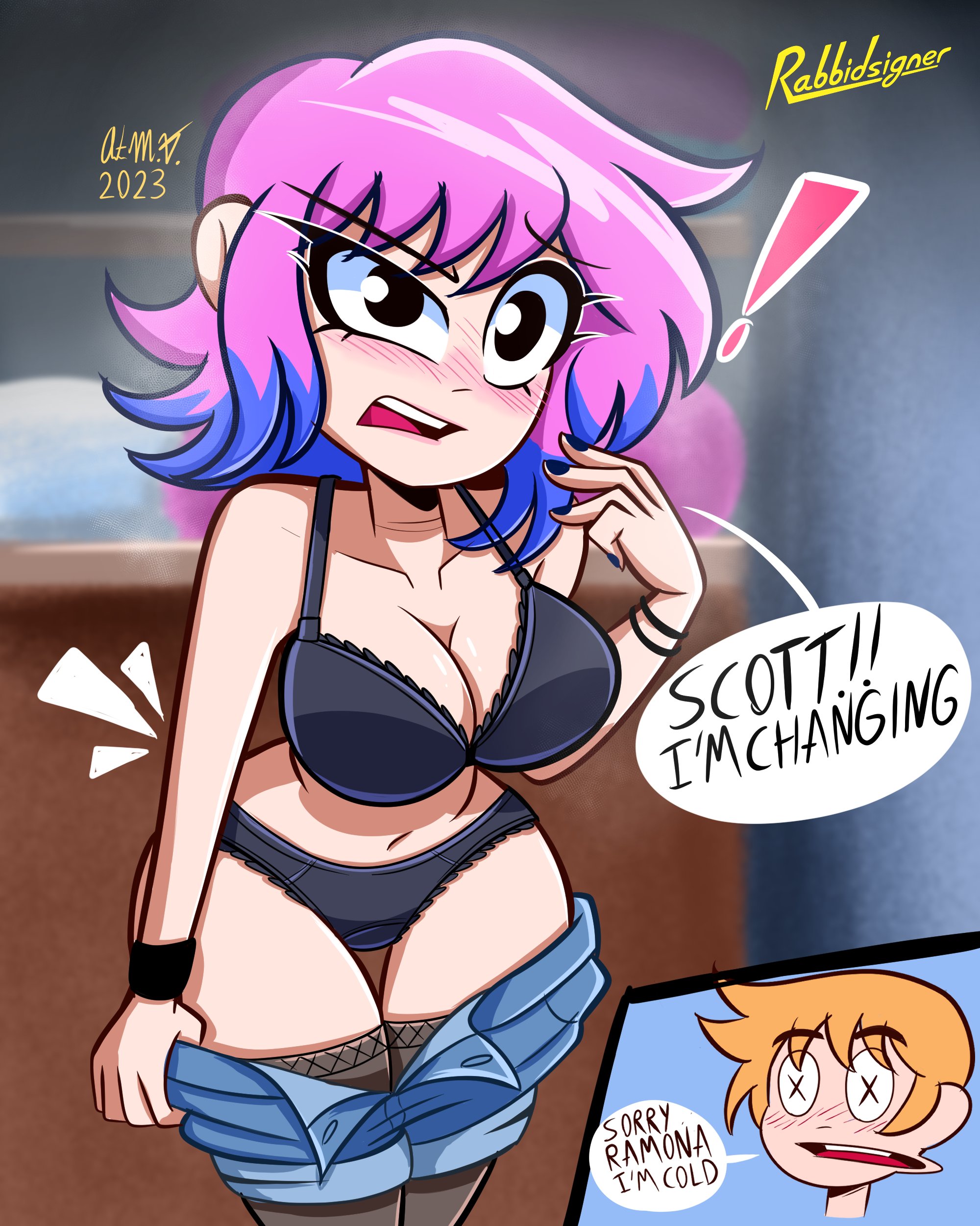 Rule34 - If it exists, there is porn of it  ramona flowers, scott w  pilgrim  8032431