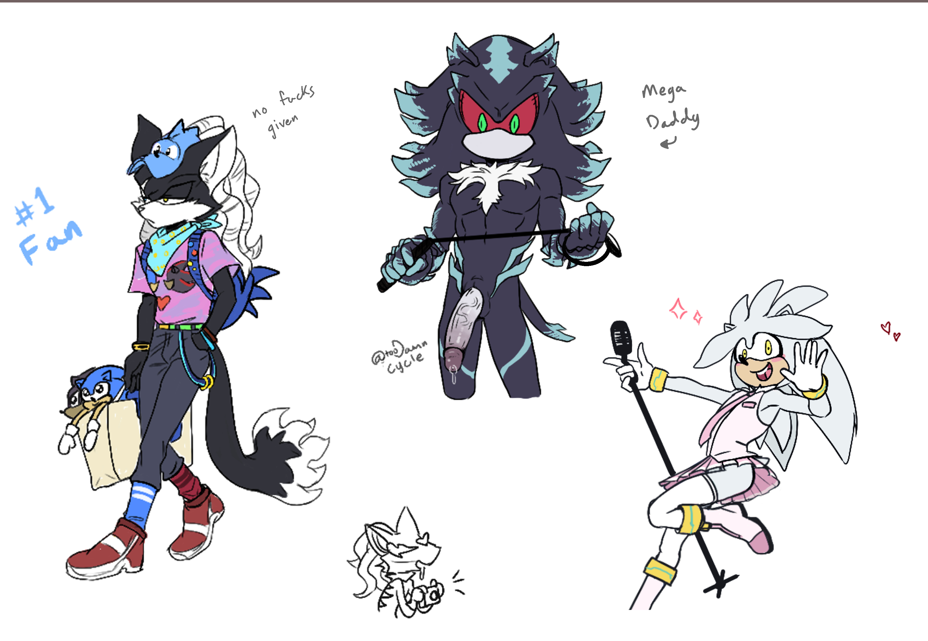 Mephiles the dark fan art