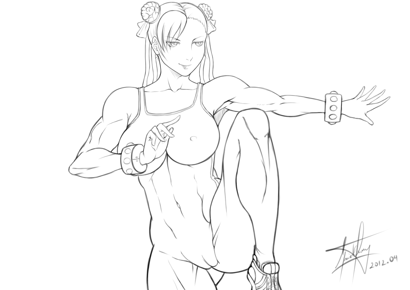 Chun Li Topless