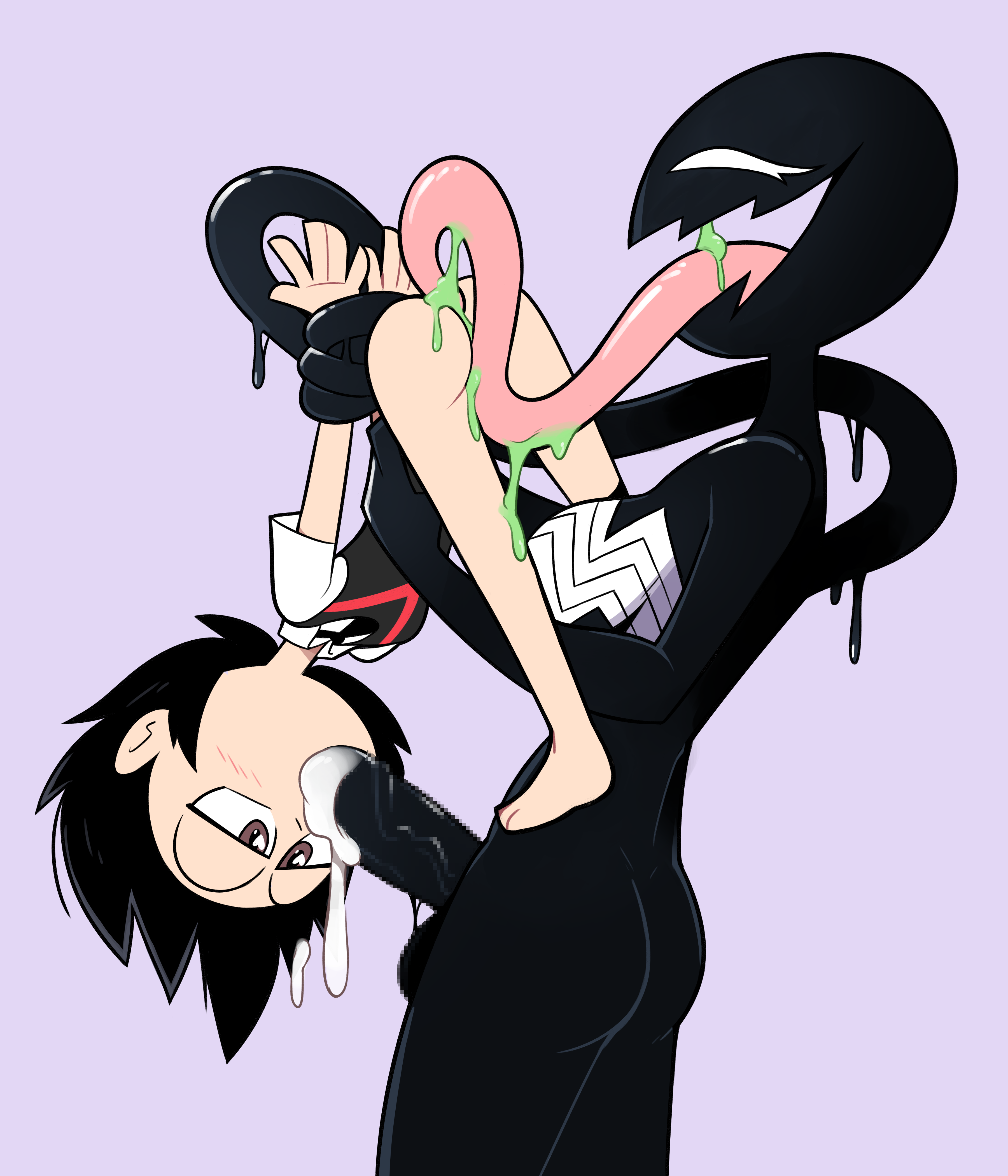 Rule34 - If it exists, there is porn of it / miscon, peni parker,  she-venom, venom (spider-man) / 2360267