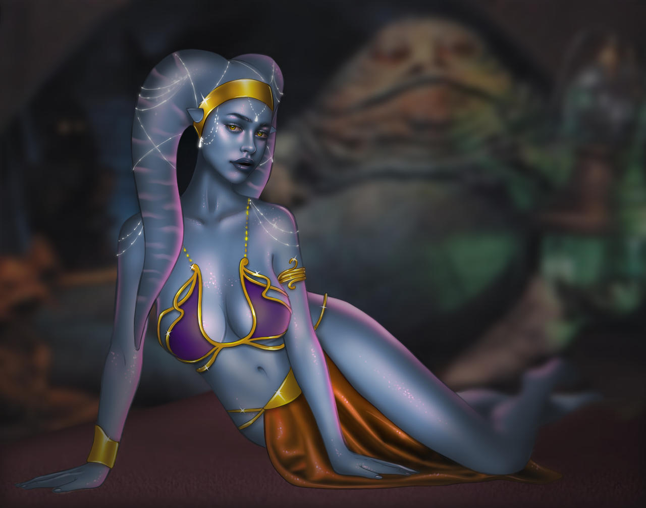 Rule34 - If it exists, there is porn of it / jabba the hutt, slave leia ( cosplay) / 5487193