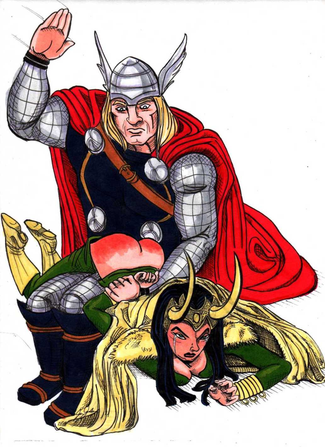 Rule34 - If it exists, there is porn of it / lady loki, loki, thor / 2625254