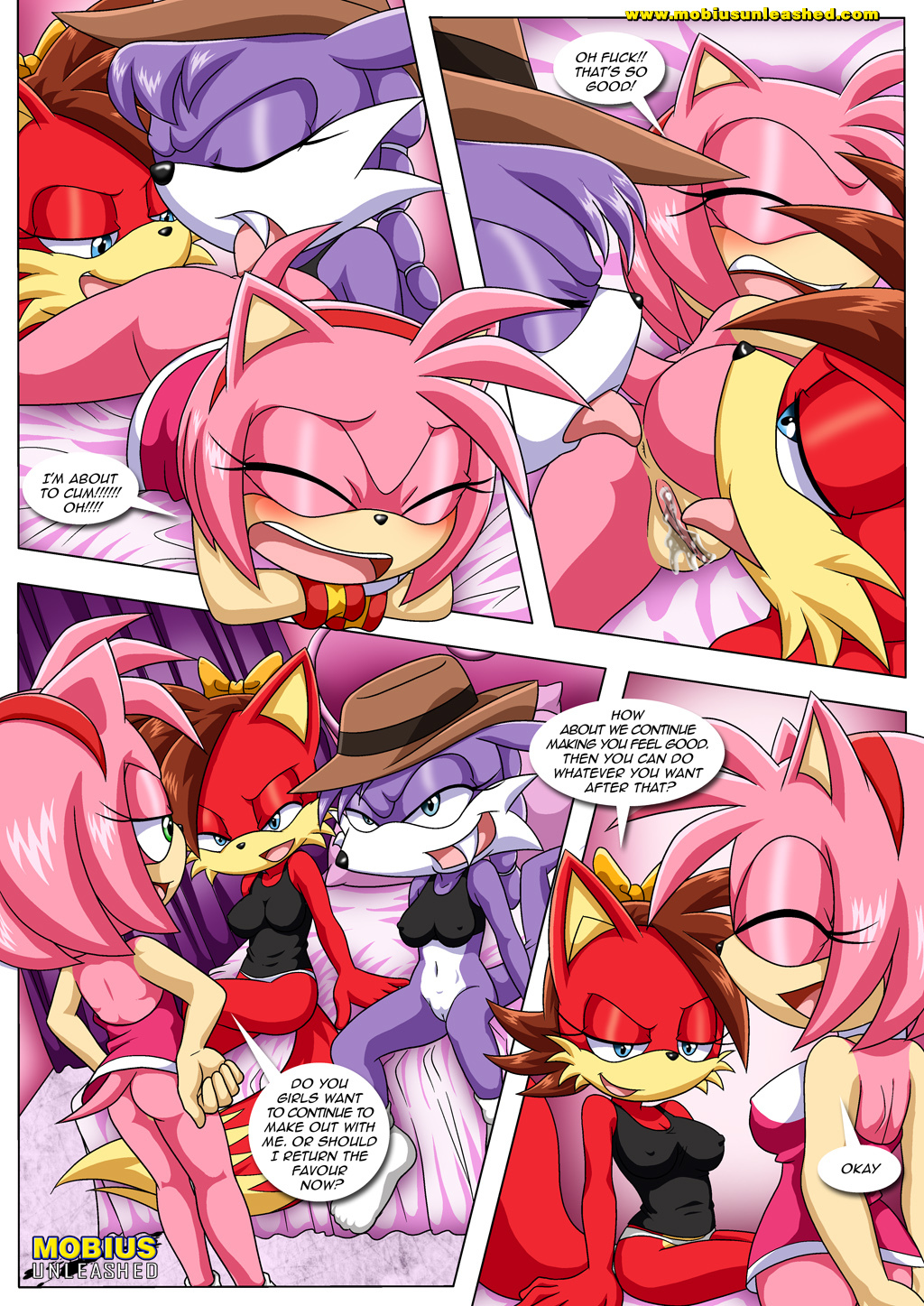 Rule34 - If it exists, there is porn of it / bbmbbf, palcomix, amy rose,  fiona fox, nic the weasel, nicolette the weasel / 344305