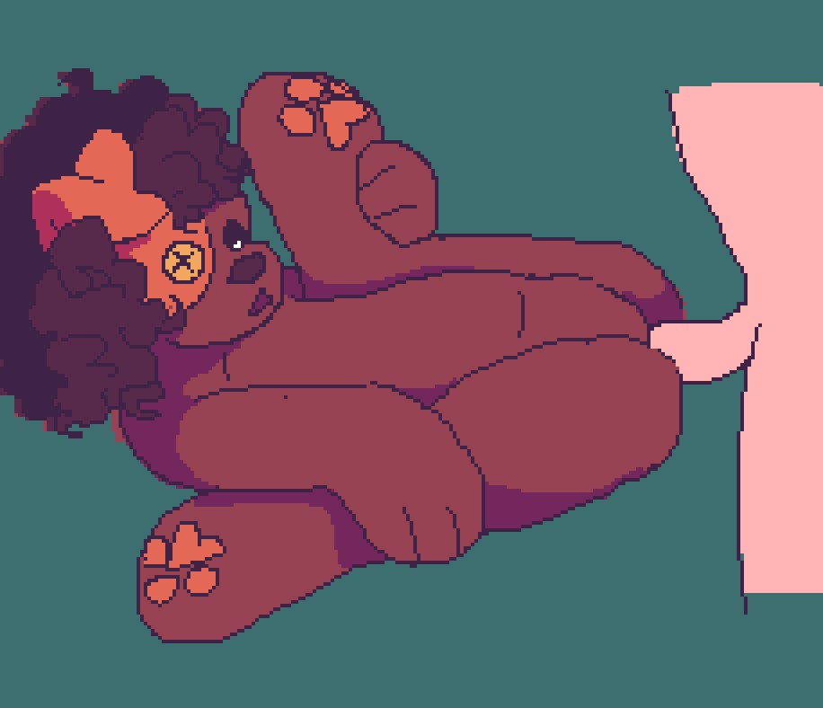 ambiguous_gender animate_inanimate animated anthro duo faceless_character faceless_male human humanoid living_plushie male male/male mammal pixel_(artwork) pixel_animation pixel_art plushie plushophilia urfavvpuppy