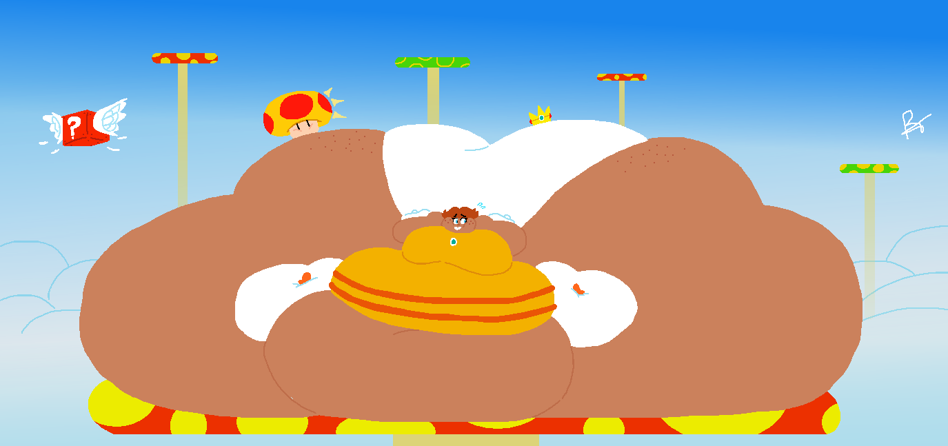 1girls breasts fat fat_ass fat_belly fat_butt fat_female female huge_belly hyper hyper_ass hyper_belly hyper_breasts hyper_butt hyper_thighs mario_(series) mario_bros massive_belly mega_mushroom morbidly_obese morbidly_obese_female nintendo obese_female overflow overflowing overflowing_ass panties_showing princess princess_daisy revealing_clothing ryebread005 solo_female super_mario_bros. tagme too_big too_big_to_move