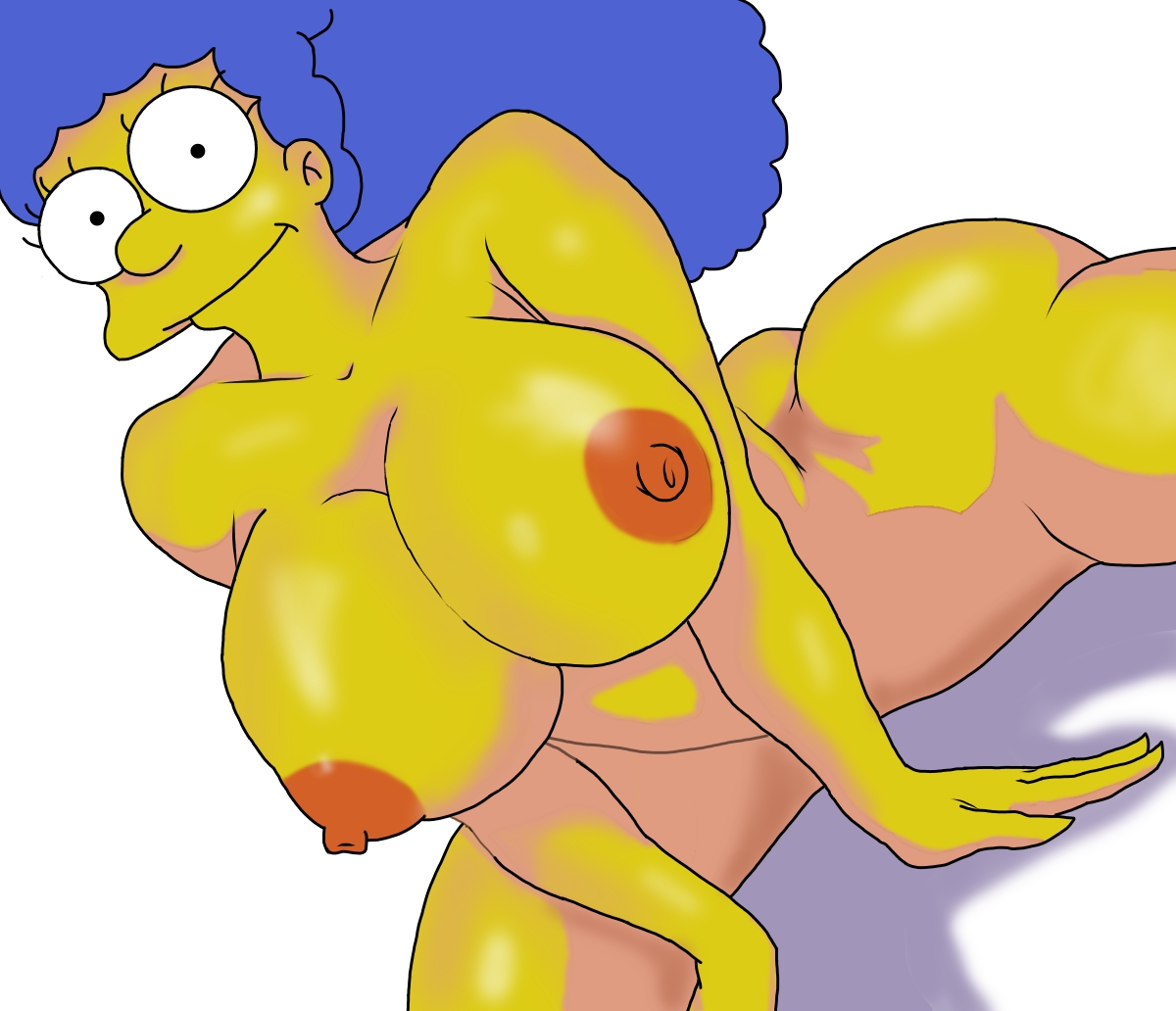 Marge simpson breast expansion