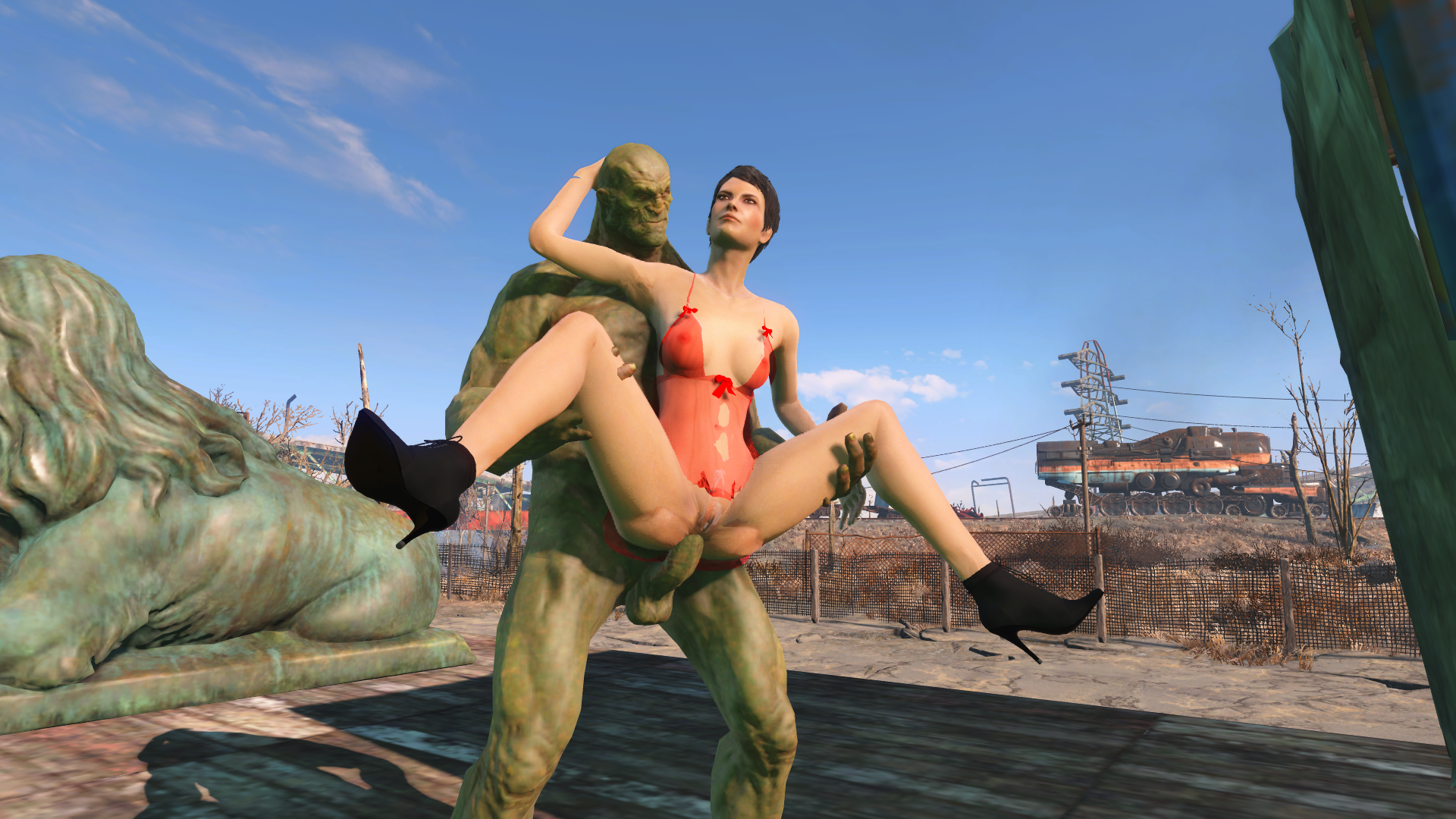 Fallout 4 curie porn фото 47