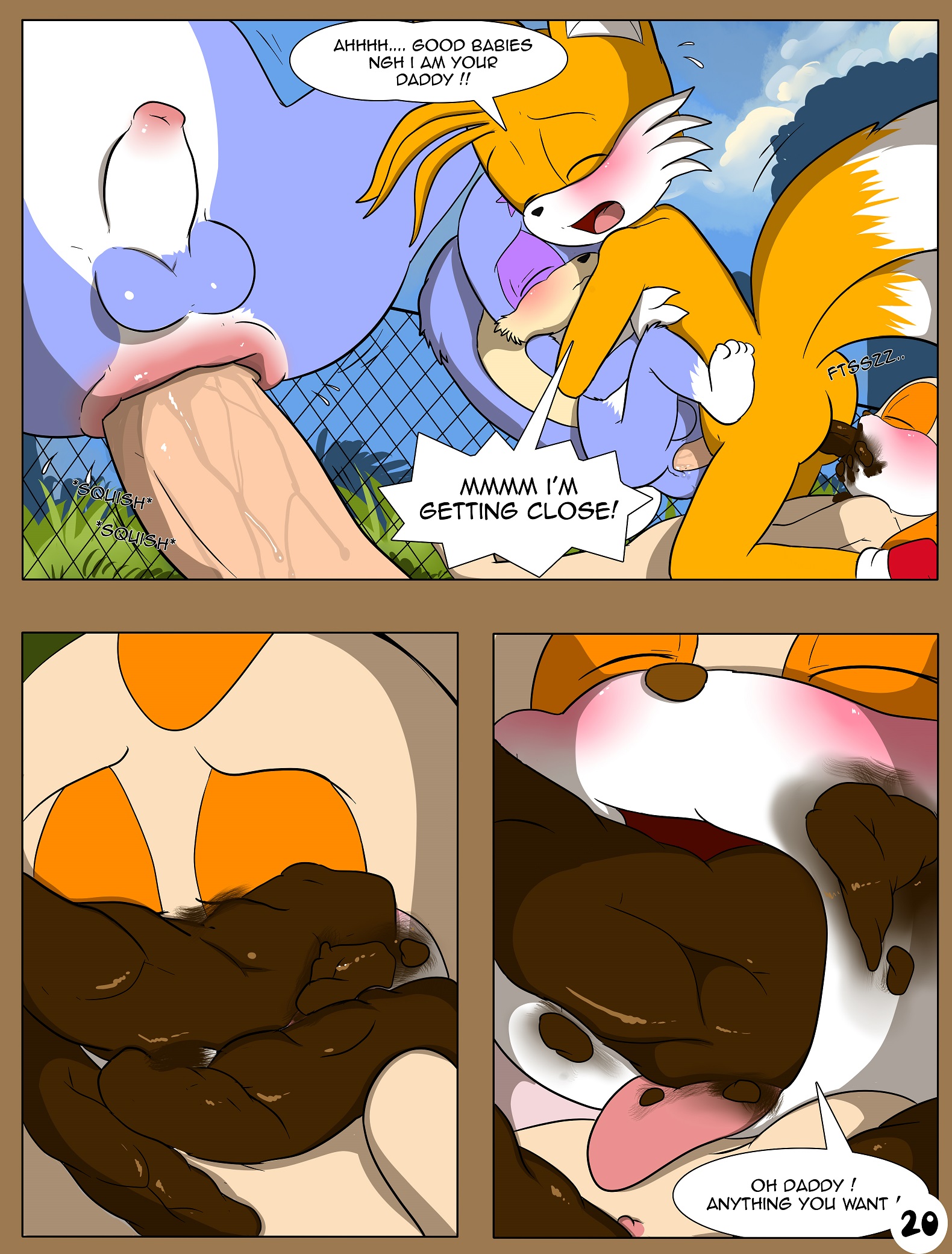 Two babies one fox porn comic