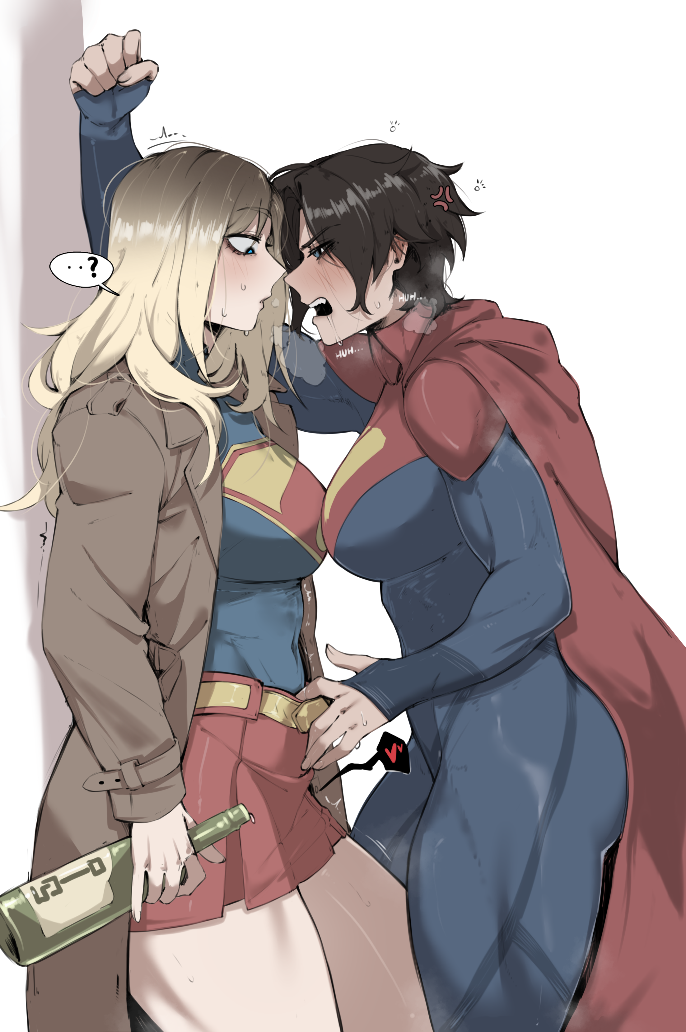 2girls against_wall ass beefy big_ass big_breasts big_butt big_muscles big_thighs black_hair blonde-haired_female blonde_female blonde_hair breasts bubble_ass bubble_butt caked_up color cornered couple_sex dark-skinned_female dark_hair dark_skin dc dc_comics dc_extended_universe dcu drunk drunk_female drunk_sex feet female female/female female_focus female_on_female female_only fucking_self fully_clothed go_fuck_yourself heart horny_female imminent_sex intoxicated kara_zor-el kryptonian lesbian_couple lesbian_focus lesbian_sex light-skinned_female light_skin masoq095 milly_alcock miniskirt motion_lines multiple_females multiple_girls multiversal_counterpart_grouping muscles muscular muscular_female nude nude_female plump plump_ass plump_boobs plump_breasts plump_butt plump_thighs pussy round_ass round_breasts round_butt rubbing_pussy sasha_calle seducing seduction seductive seductive_body seductive_female seductive_pose selfcest slut slutty source_request supergirl supergirl_(dcu) supergirl_(sasha_calle) superhero_costume superheroine superman_(2025) superman_(series) tan-skinned_female tan_body tan_skin tanned tanned_skin the_flash_(2023) thick thick_ass thick_butt thick_hips thick_legs thick_thighs tomboy trenchcoat turned_on whore yuri