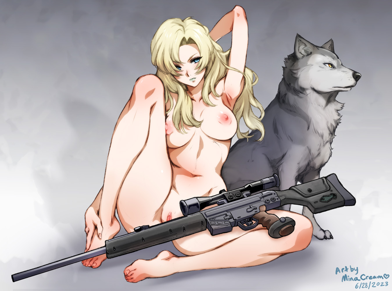 Sniper wolf naked