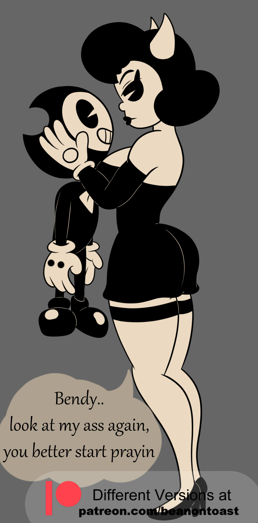 Bendy And The Ink Machine Alice Angel Angry 3d