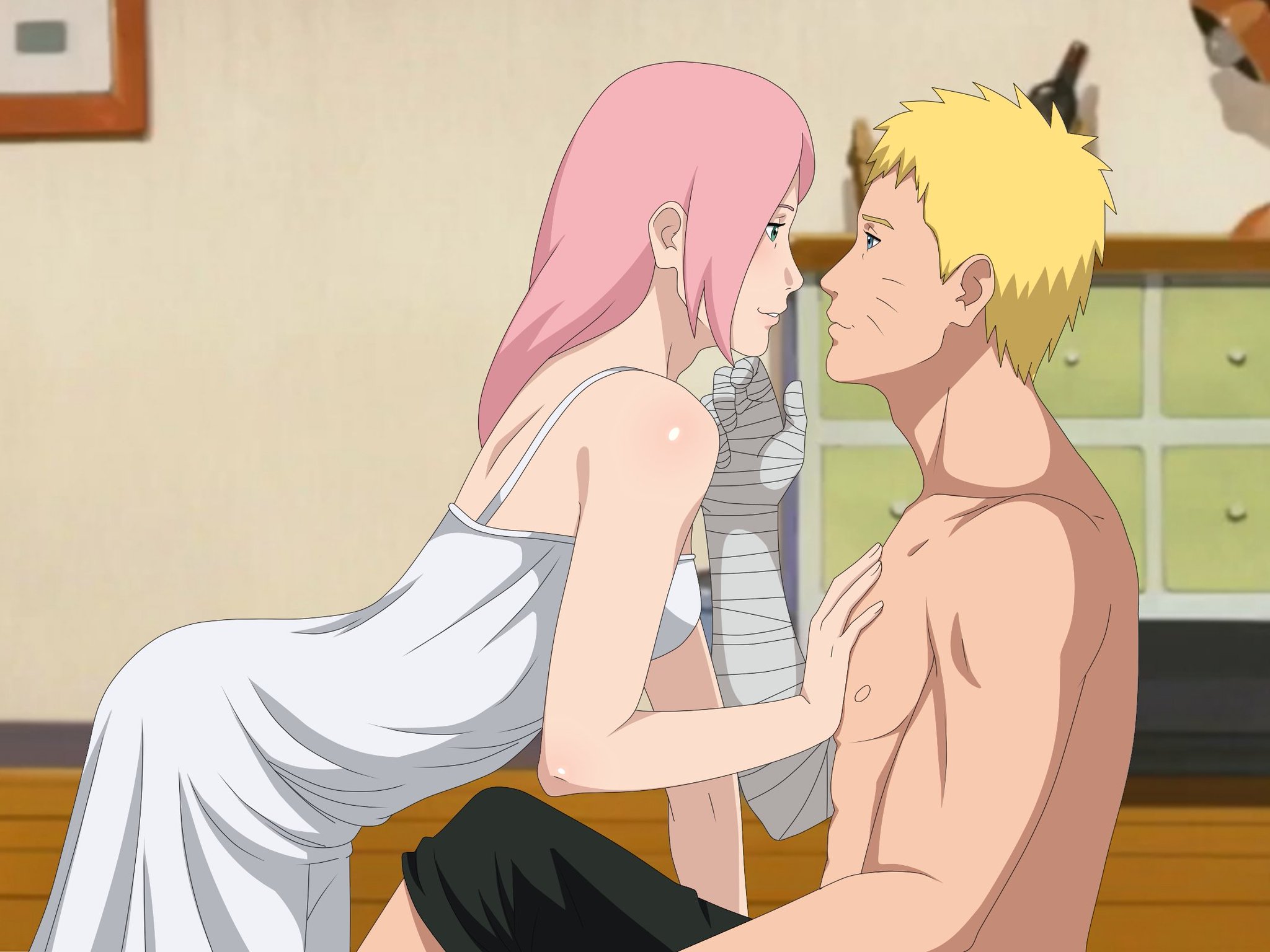 Sakura and naruto wipangelyeah