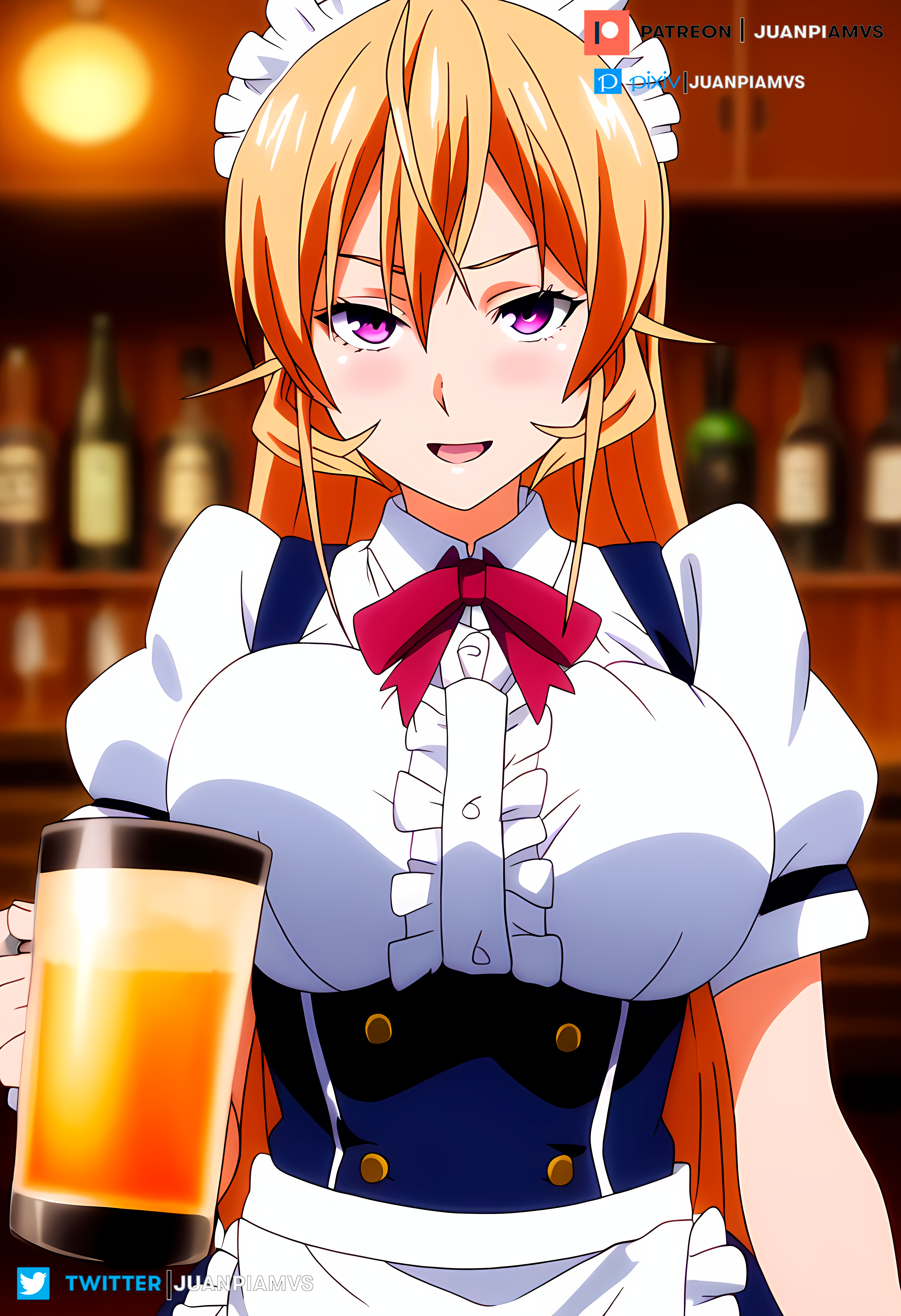 nakiri erina, <b>shokugeki</b> <b>no</b> souma, patreon, patreon username, watermark, ai ...