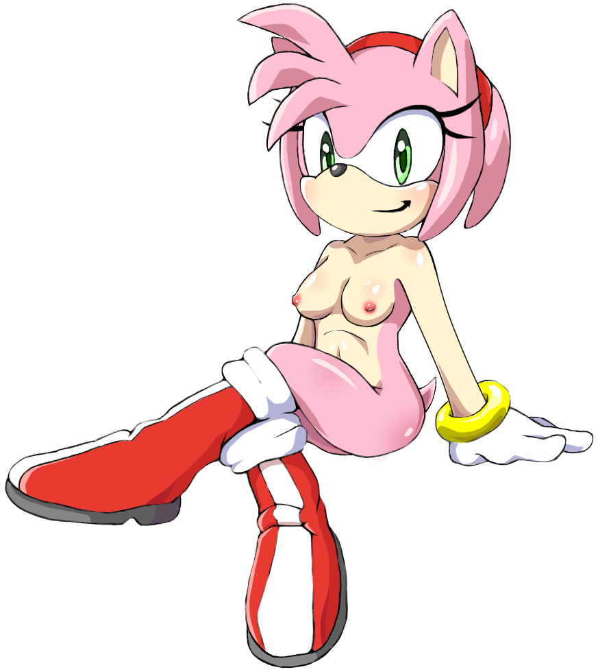 amy rose, sonic (series), pink fur, pink hair, solo. 