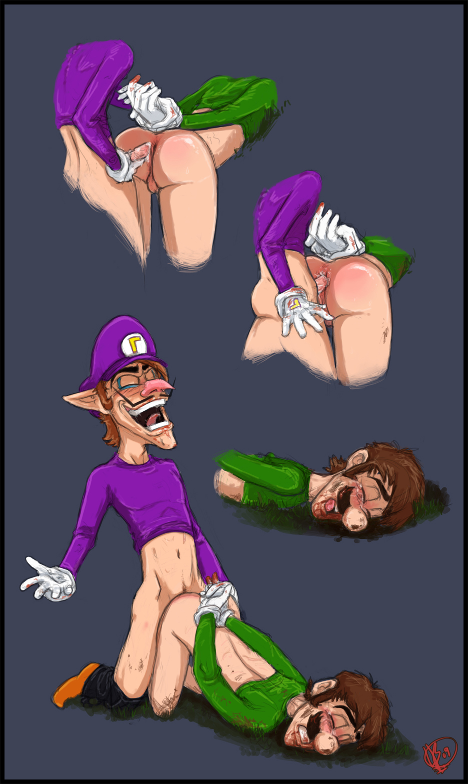 Rule34 - If it exists, there is porn of it / luigi, waluigi 