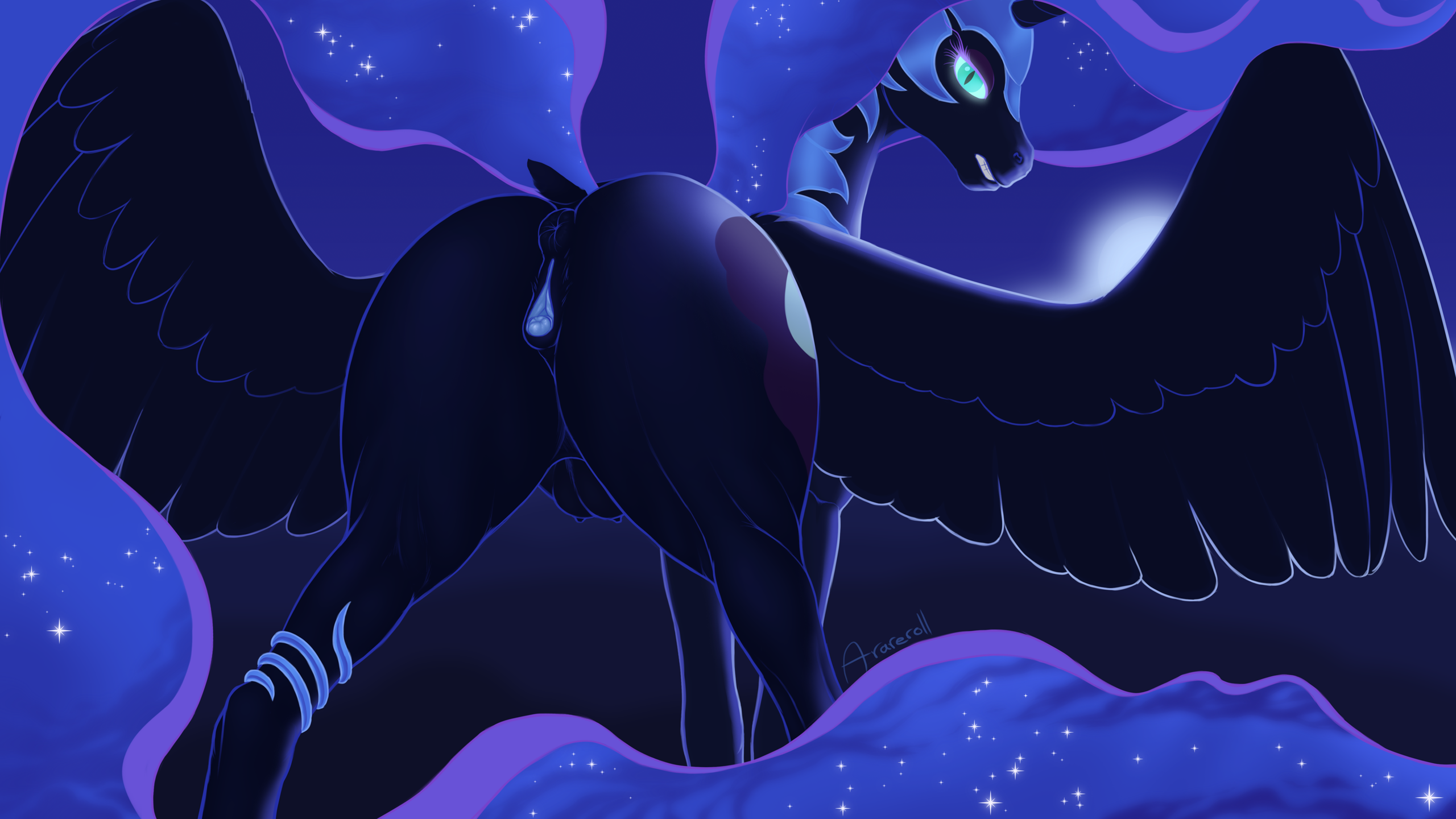 Rule34 - If it exists, there is porn of it / arareroll, nightmare moon (mlp)  / 549182