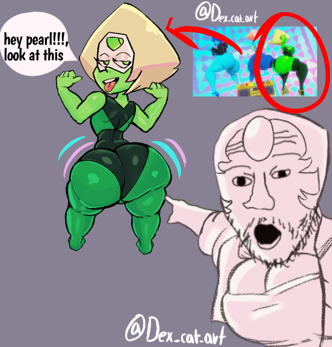 1futa 1girls 2024 all_fours arched_back ass ass_awe ass_focus balls big_ass big_breasts blonde_hair blue_eyes bottom_heavy breasts cleavage clothed clothing curifeos dancer dex_cat_art duo female female_focus from_behind futanari gem gem_(species) gold_boombox_(prevence) green_body green_eyes green_skin huge_ass humanoid hyper_ass intersex large_penis meme mostly_clothed motion_lines open_clothes open_mouth pearl_(steven_universe) penis peridot_(steven_universe) pointing_soyjak potaxies prevence shortstack solo_focus soyjak steven_universe steven_universe_future thick_ass thick_thighs thighs tight_clothing tongue tongue_out white_body white_skin wide_hips yellow_hair