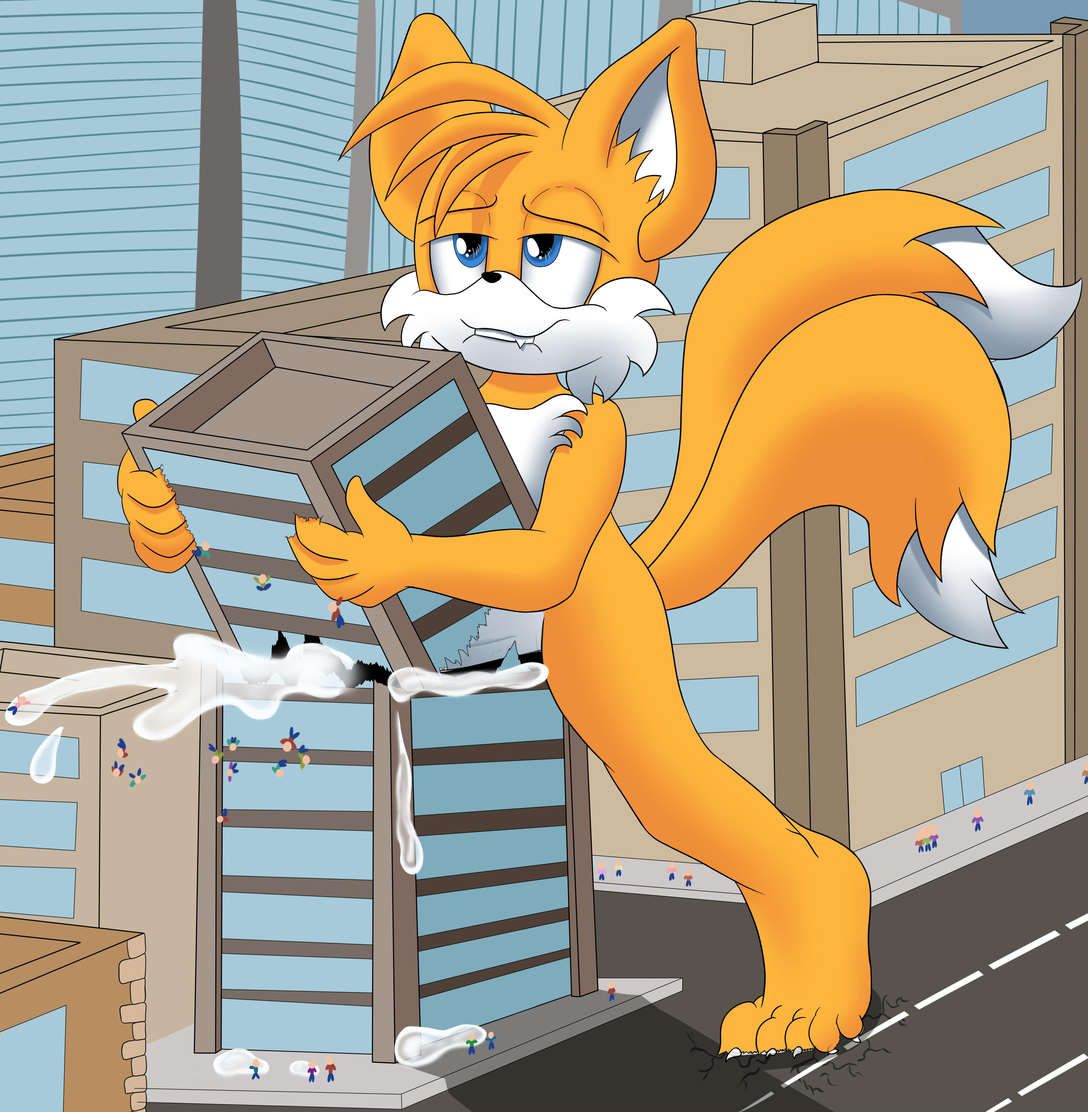 Rule34 - If it exists, there is porn of it / foxkai, tails / 1868804