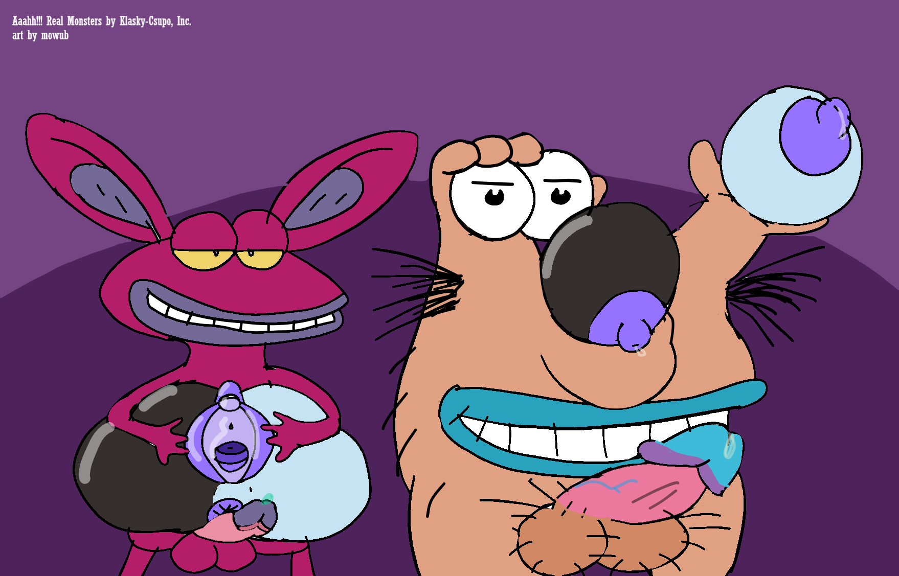 Oblina ahh real monsters