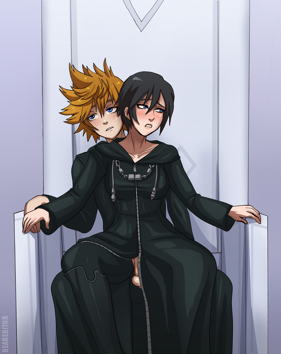 Kingdom hearts roxas and xion