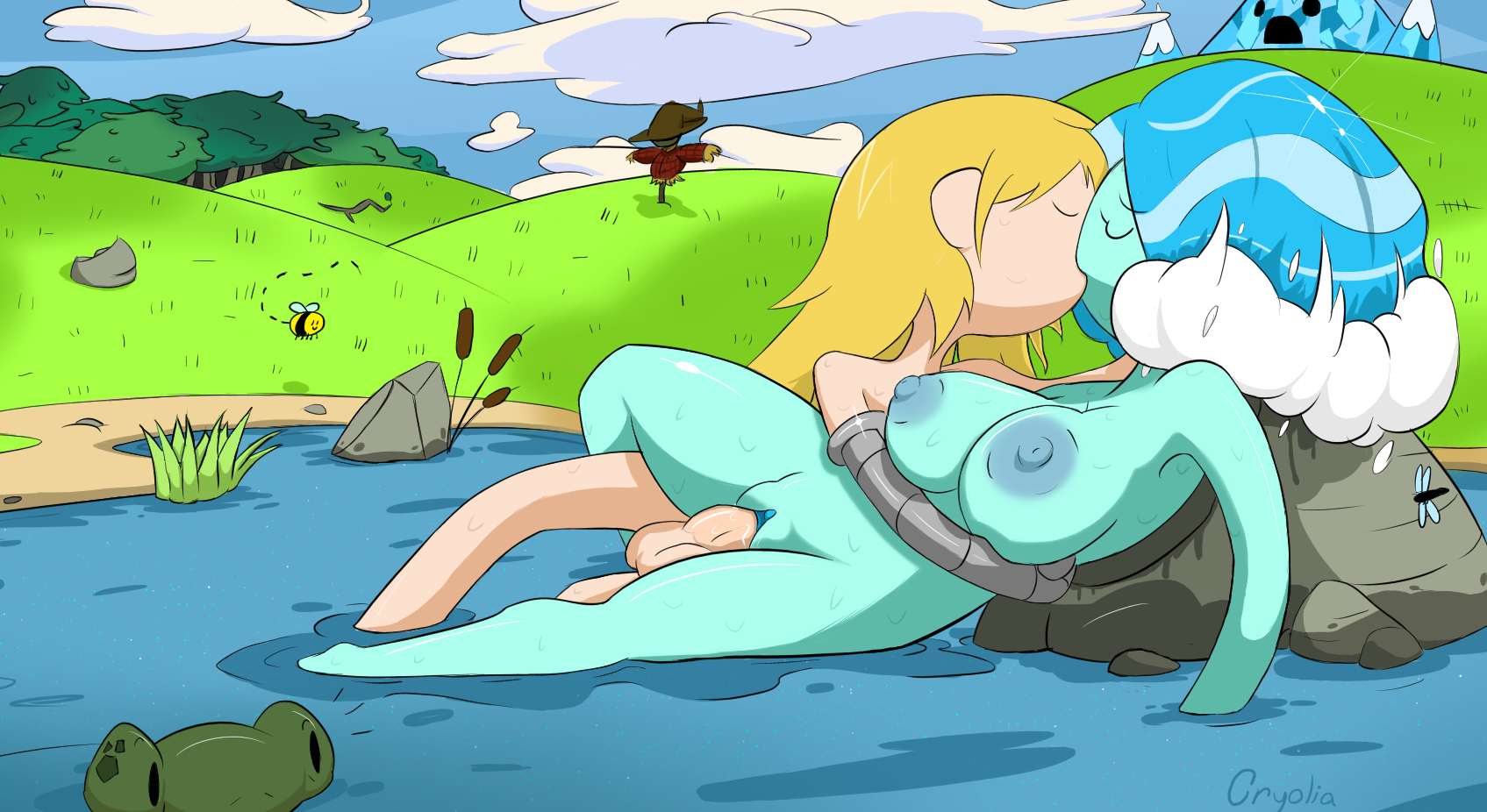 Rule34 - If it exists, there is porn of it / finn the human, water nymph /  2815711