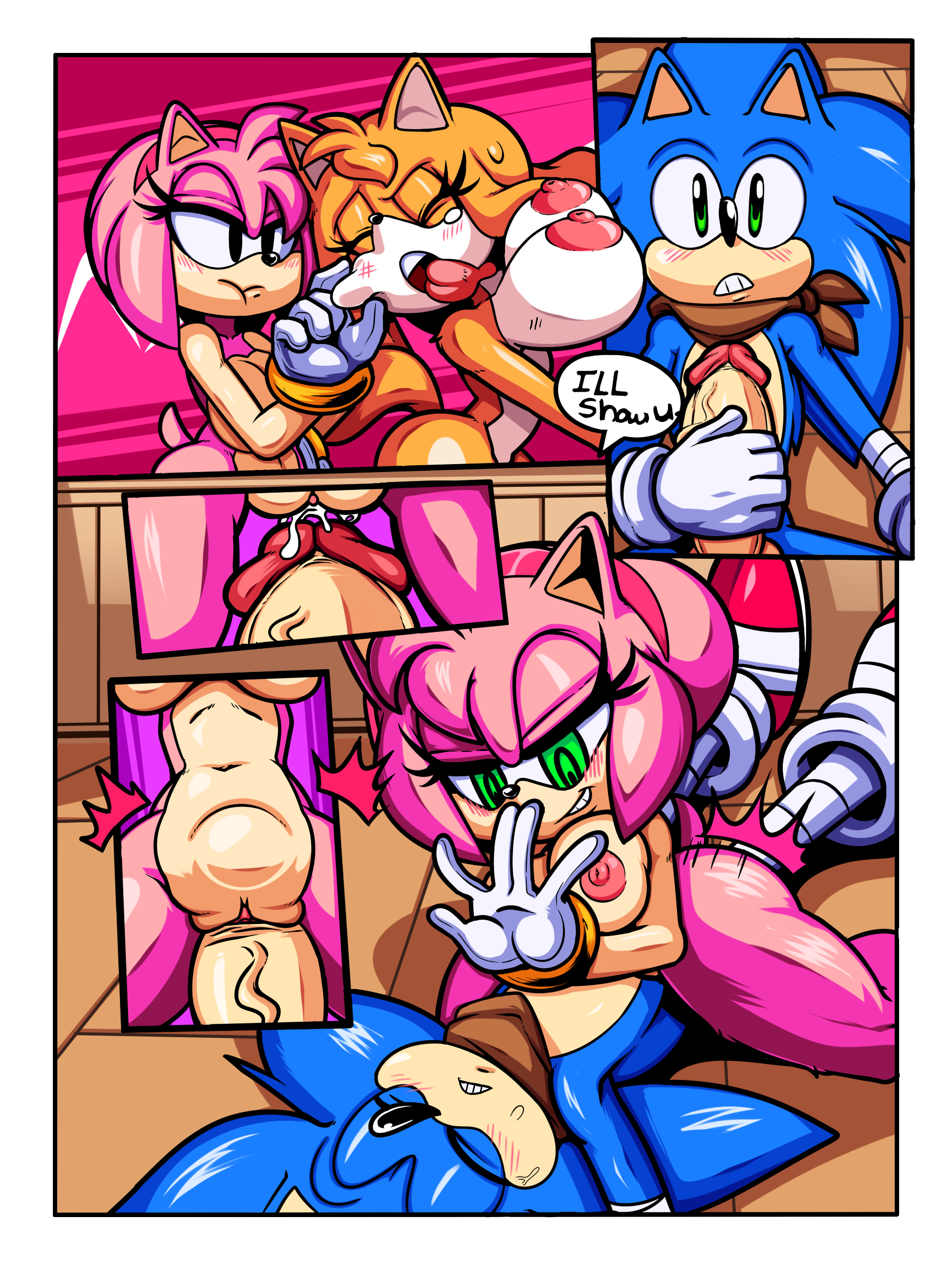 Rule34 - If it exists, there is porn of it / cloudz, superbunnygt, amy  rose, sonic the hedgehog, zooey the fox / 2194647