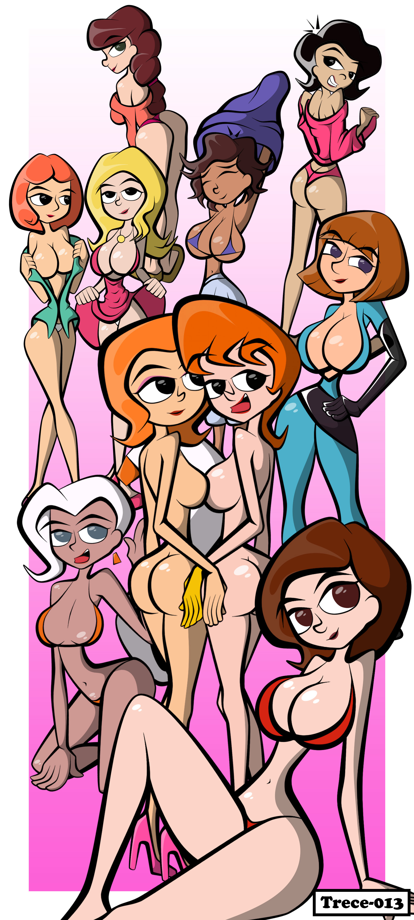 Rule34 - If it exists, there is porn of it / angie diaz, debbie turnbull,  drew saturday, elastigirl, francine smith, helen parr, lois griffin,  madeline fenton, susan long / 7024502