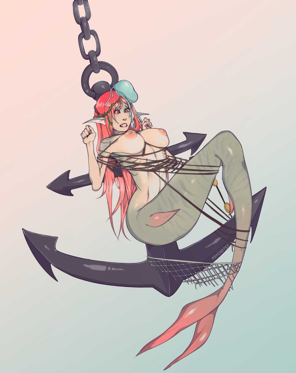 Mermaid bondage