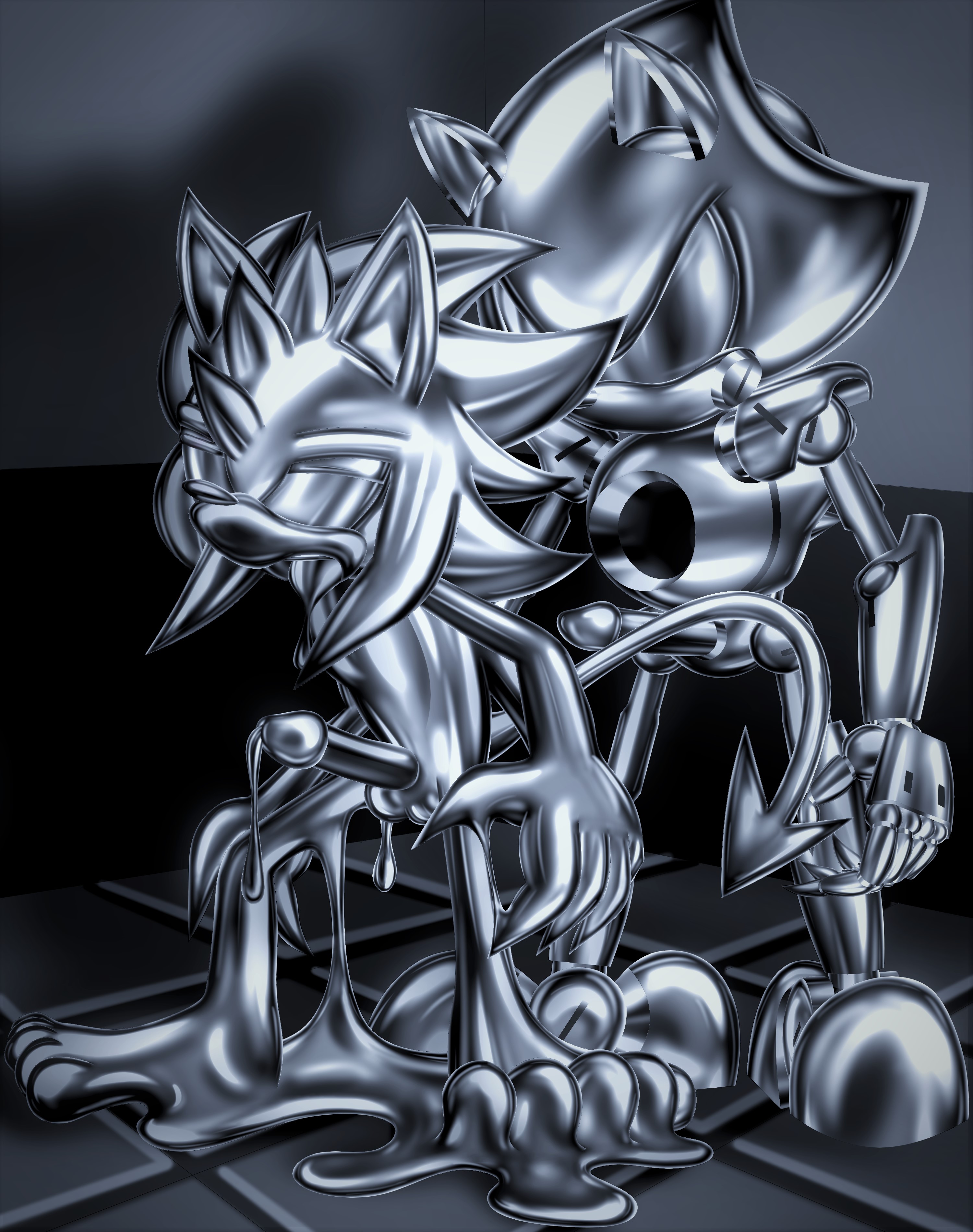 Rule34 - If it exists, there is porn of it / silverslime, metal sonic /  1690540