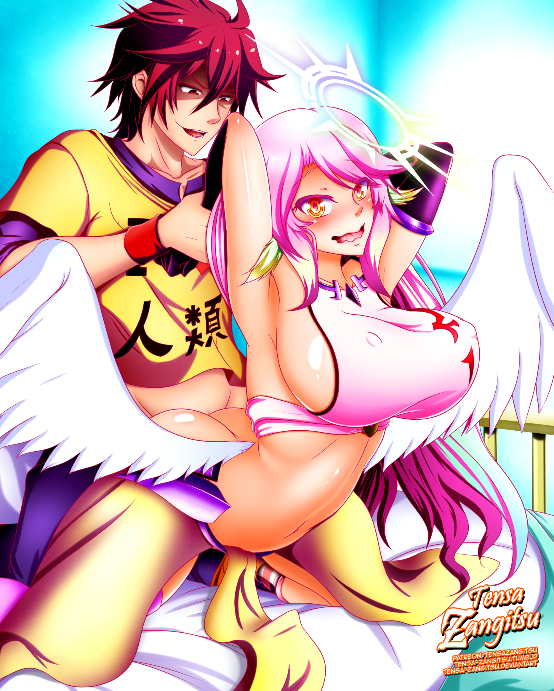 Rule34 - If it exists, there is porn of it / jibril (no game no life), sora  (no game no life) / 1331484