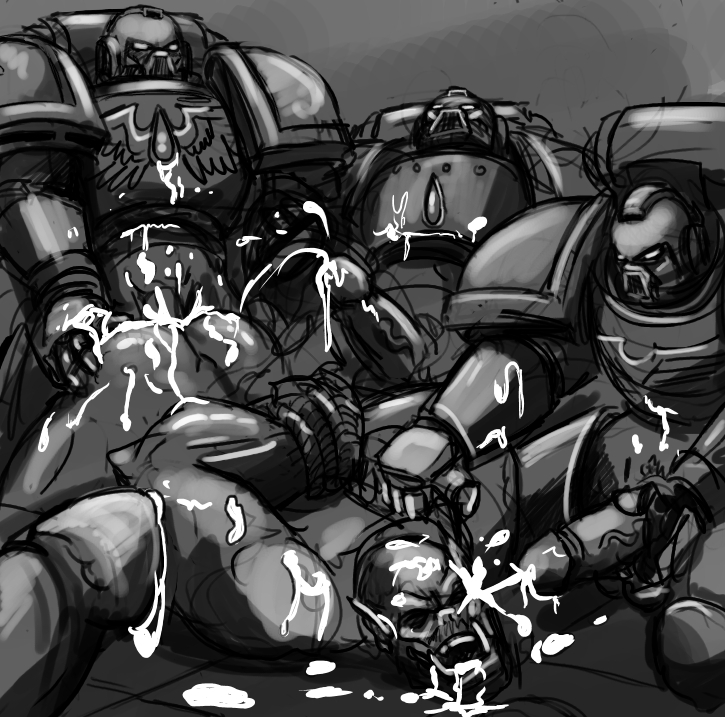 Rule34 - If it exists, there is porn of it / blood angel, ork, space marine / 17681.