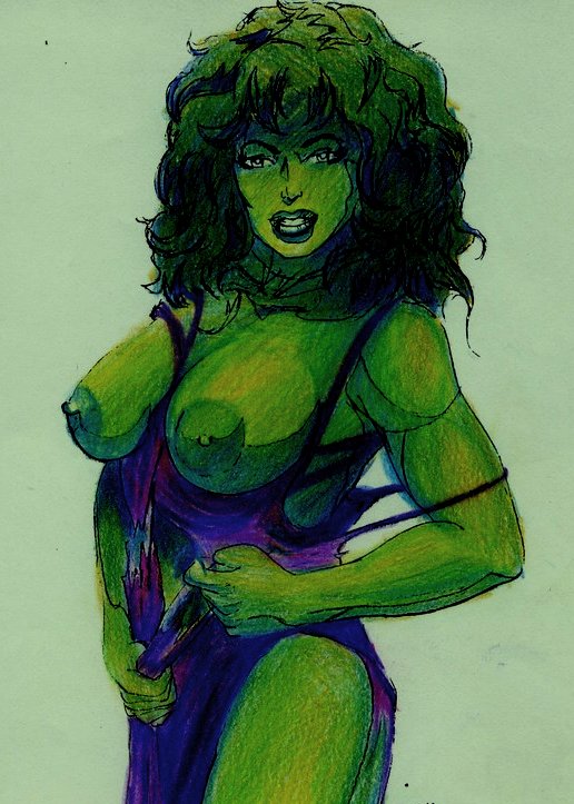 becdecorbin, jennifer walters, she-hulk, avengers, hulk (series), marvel, green skin, 
