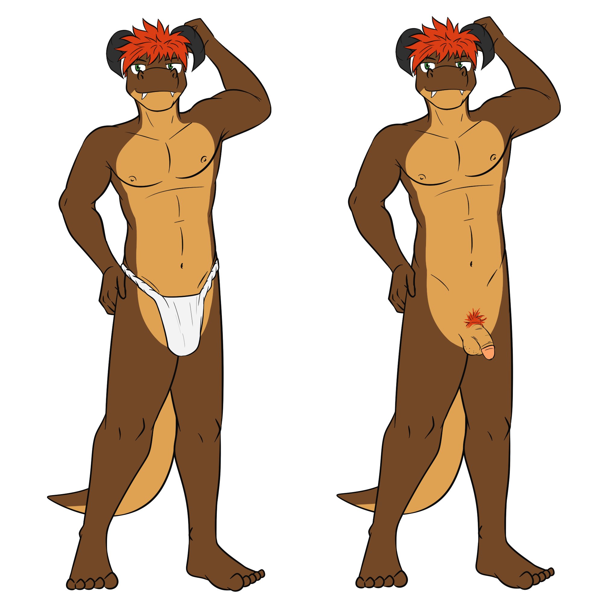 fuze, hi res, simple background, white background, anthro, asian clothing, balls, circumcised, clothed, clothing, dragon, east asian clothing, flaccid, fundoshi, fundoshi only, genitals, humanoid genitalia, humanoid penis, japanese clothing, magma (fuze), male, multiple versions, navel, nipples, nude, penis, pubes, scalie, solo, topless, underwear, underwear only, 