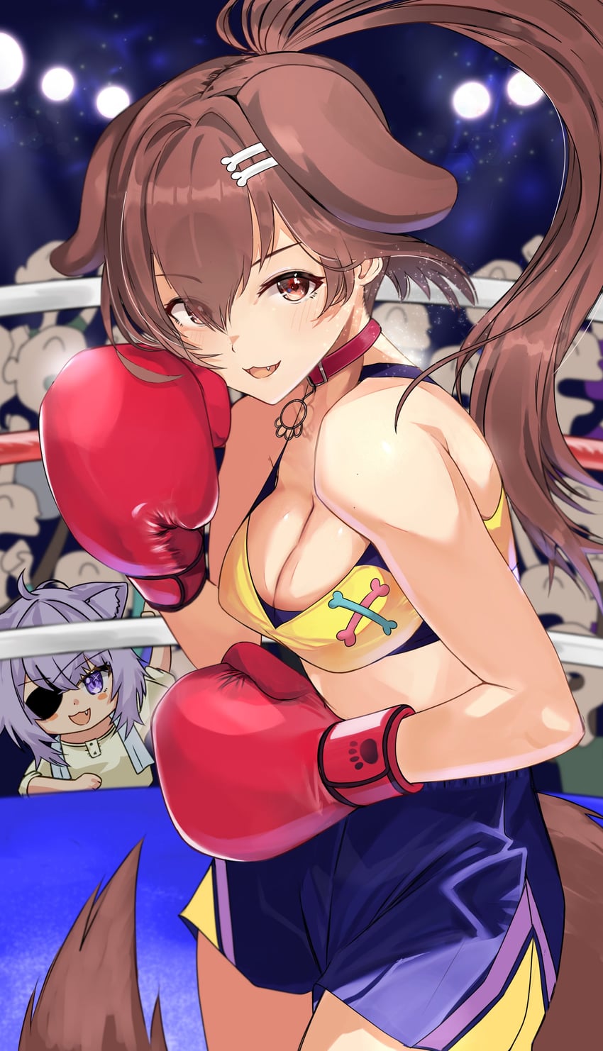 Korone boxing