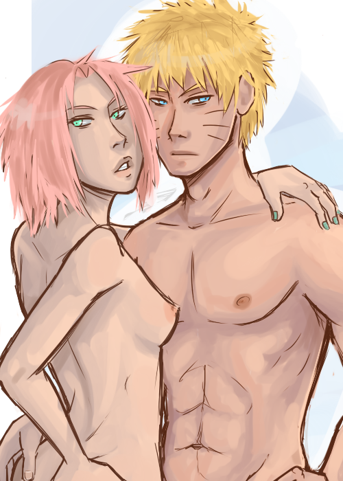 starchii, sakura haruno, uzumaki naruto, naruto, female, human, male, straight, 