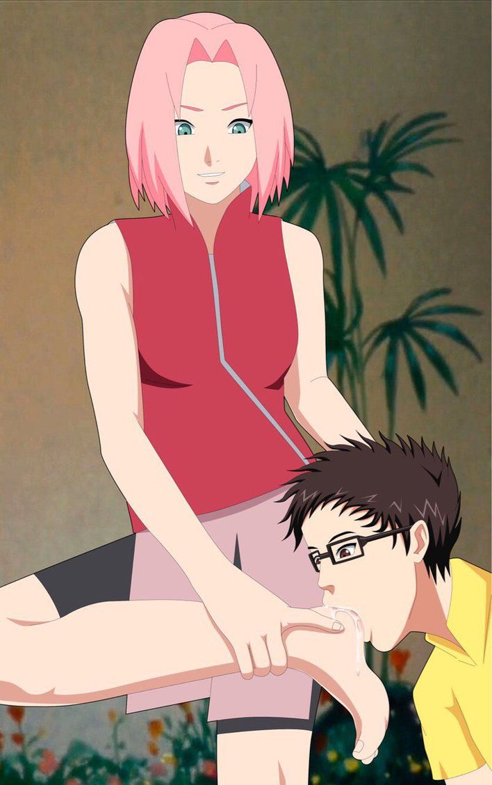 Sakura foot worship