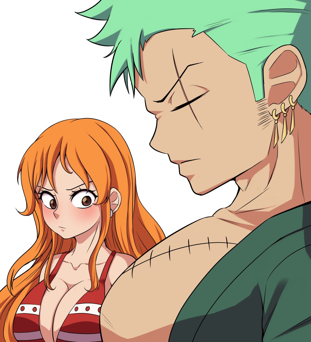 Rule34 - If it exists, there is porn of it / nami, roronoa zoro / 6053183