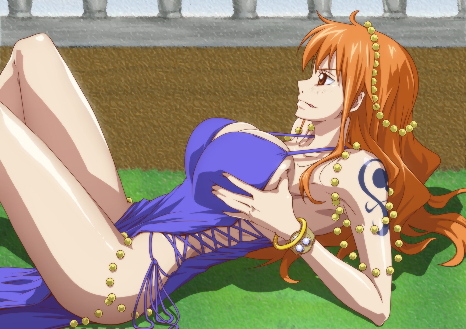 Anime one piece nami hentai фото 103