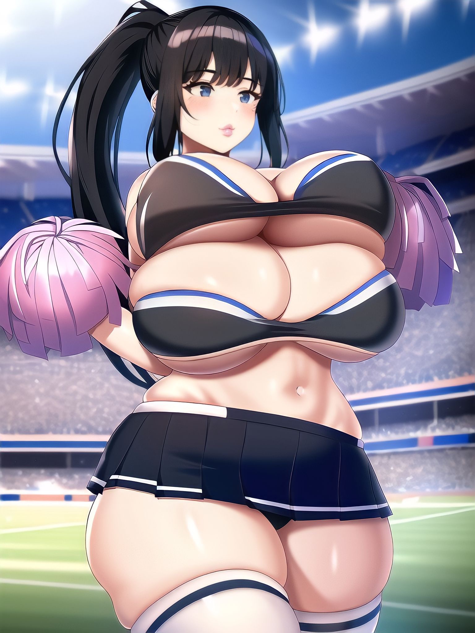 Big breasted cheerleaders
