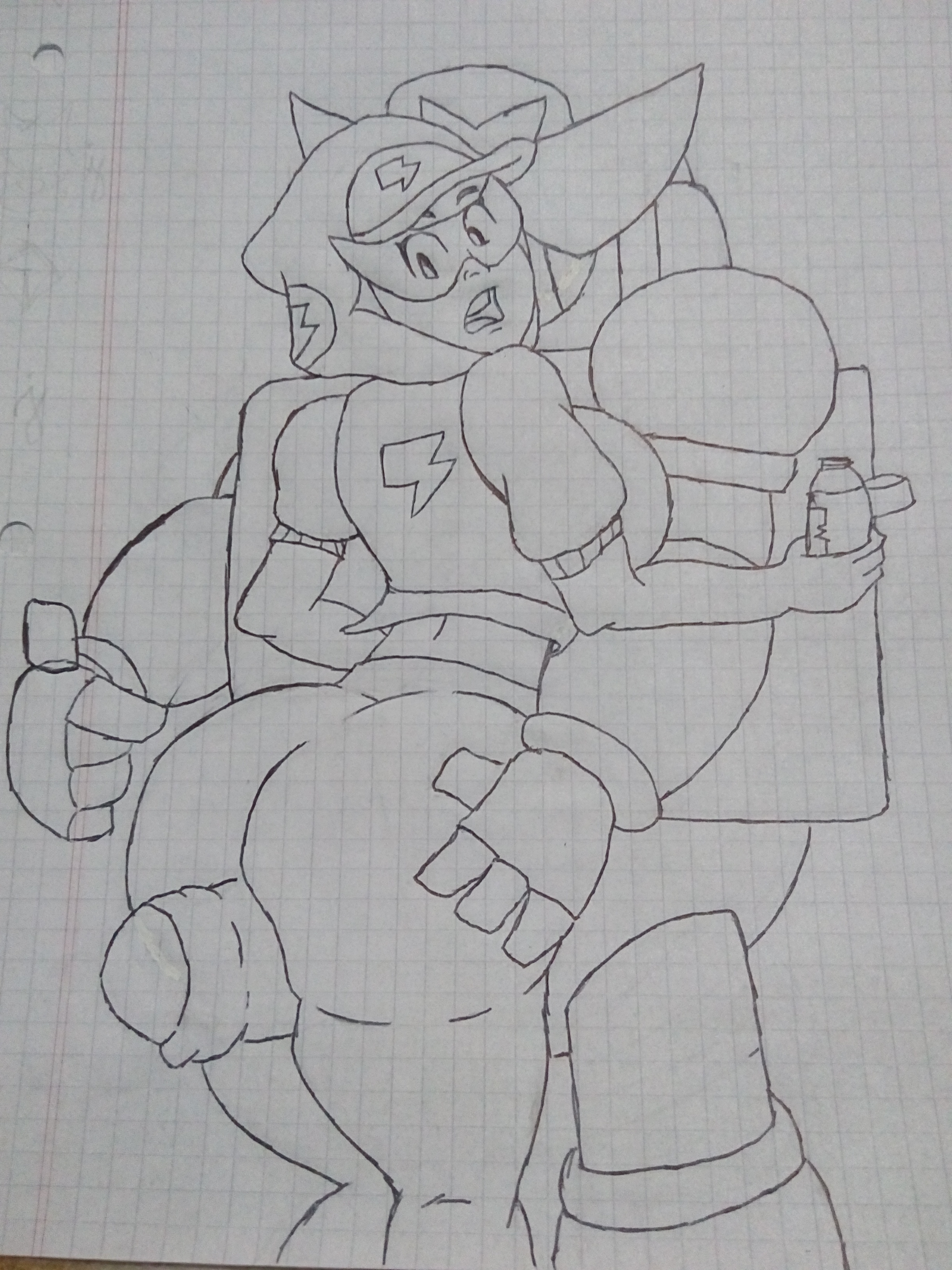 max (brawl stars), brawl stars, big ass, big penis, hot dogging, surge (brawl stars), 